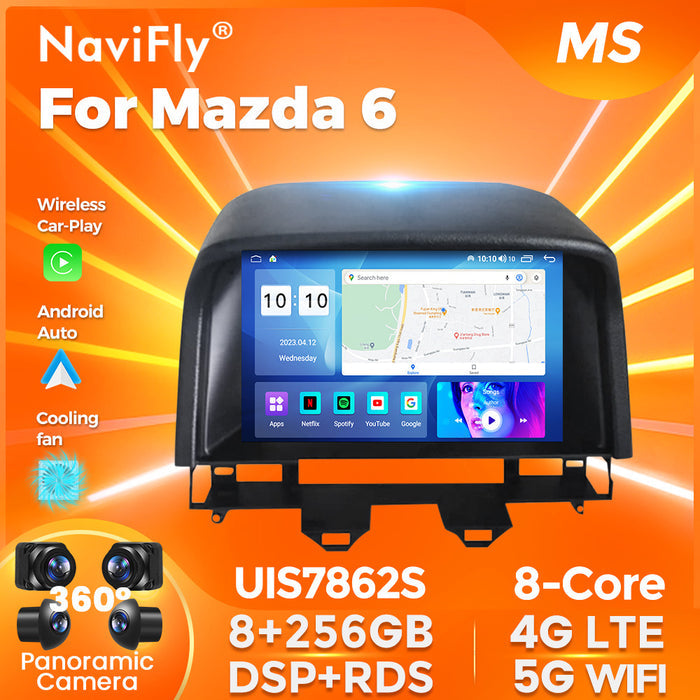 Suitable for mazda 6 2002-2015 mazda 6 top 9inch large screen car large screen android navigator