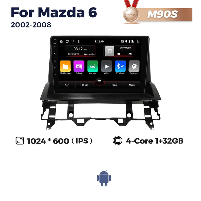 Suitable for mazda 6 mazda 6 2002-2008 mazda 6 top-mounted car large-screen android navigator