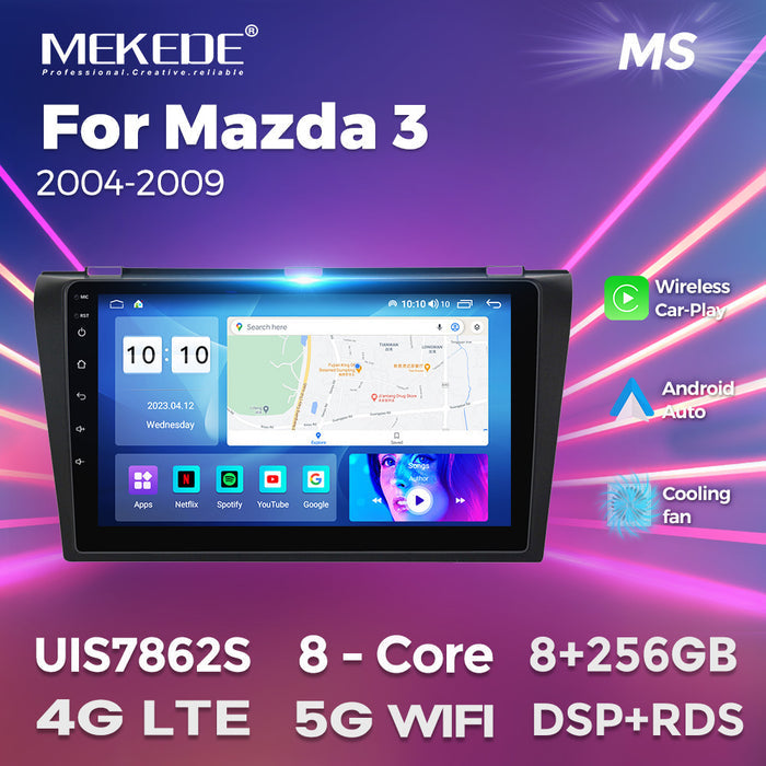 Suitable for Mazda Mazda 3 2004-2009 Android large screen central control navigation radio 8 + 256G