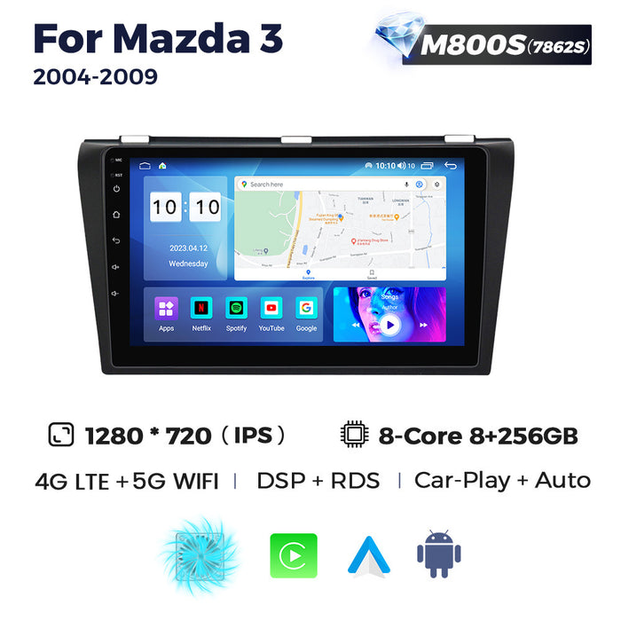 Suitable for Mazda Mazda 3 2004-2009 Android large screen central control navigation radio 8 + 256G