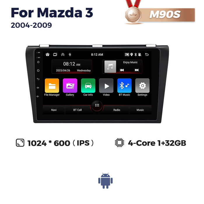 Suitable for Mazda Mazda 3 2004-2009 Android large screen central control navigation radio 8 + 256G