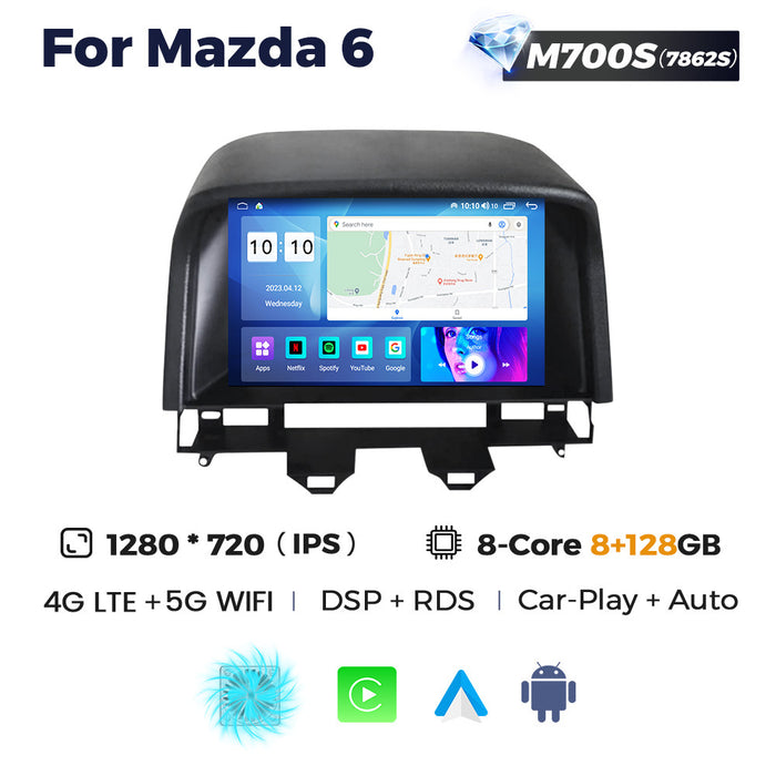 Suitable for Mazda Mazda 6 2004-2015 Android large screen central control navigation radio 8 + 256G