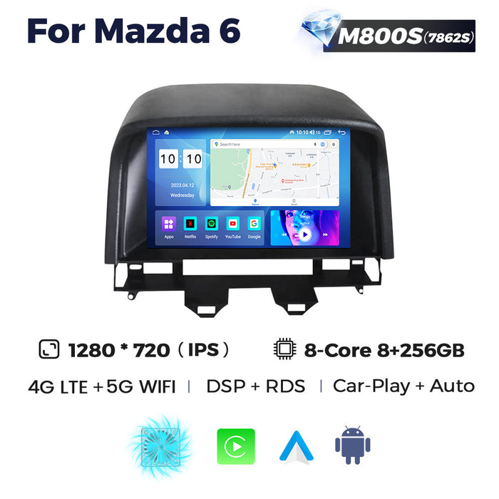 Suitable for Mazda Mazda 6 2004-2015 Android large screen central control navigation radio 8 + 256G