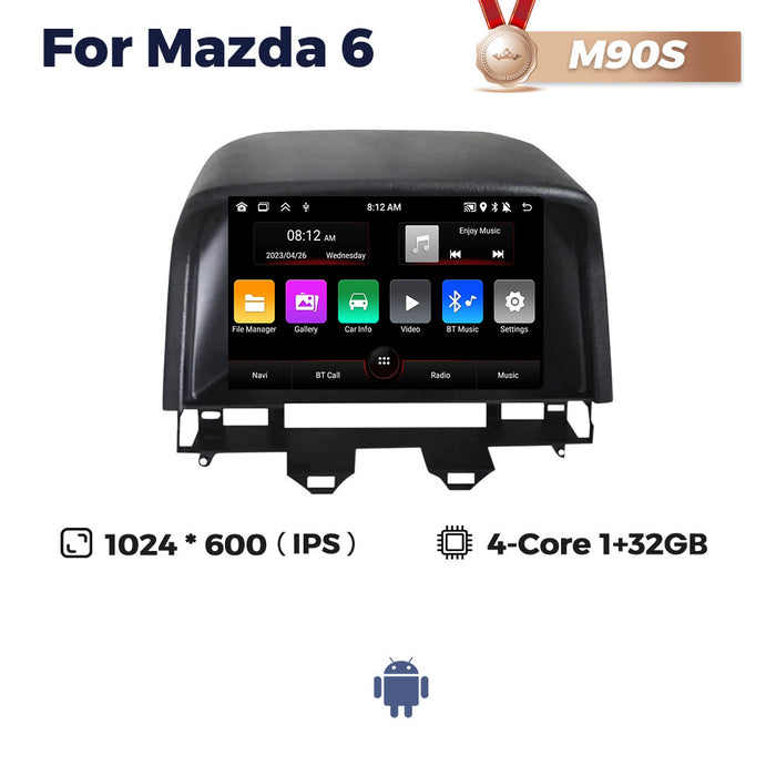 Suitable for Mazda Mazda 6 2004-2015 Android large screen central control navigation radio 8 + 256G