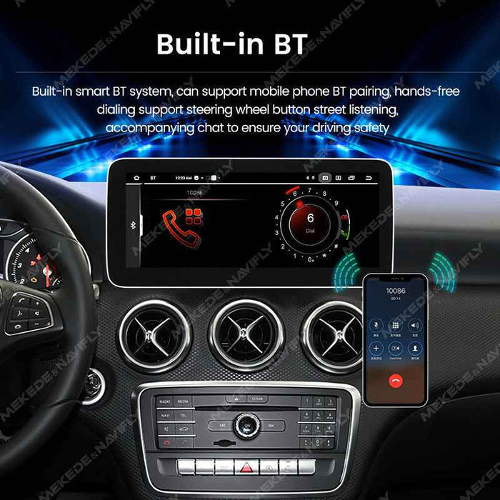 Suitable for Mercedes-Benz A/CLA/GLA class W176 Android large screen central control navigation car radio Carplay