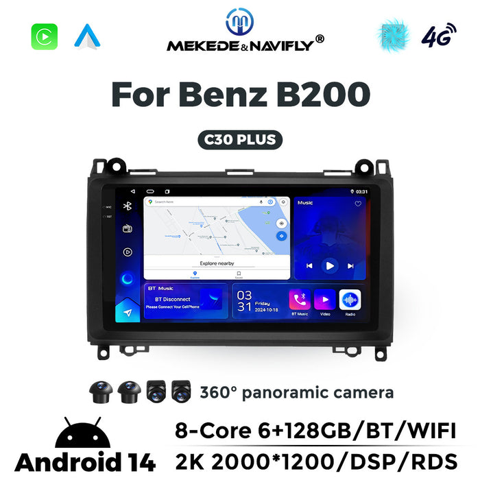 Suitable for Mercedes-Benz B200 W639Vito Android large screen central control car navigation radio screen carplay