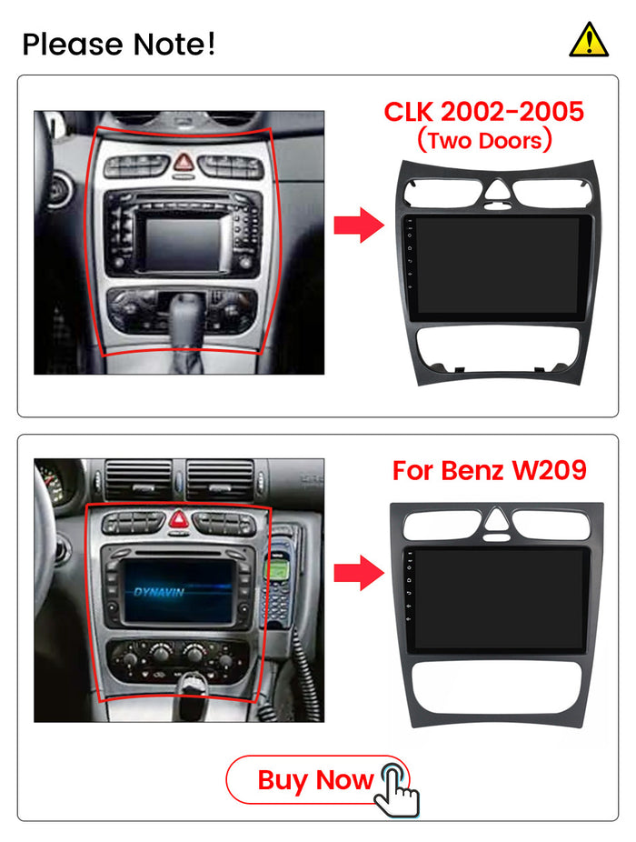 Suitable for mercedes-benz clk convertible (2-door) benz mercedes clk 320 car android navigation head unit