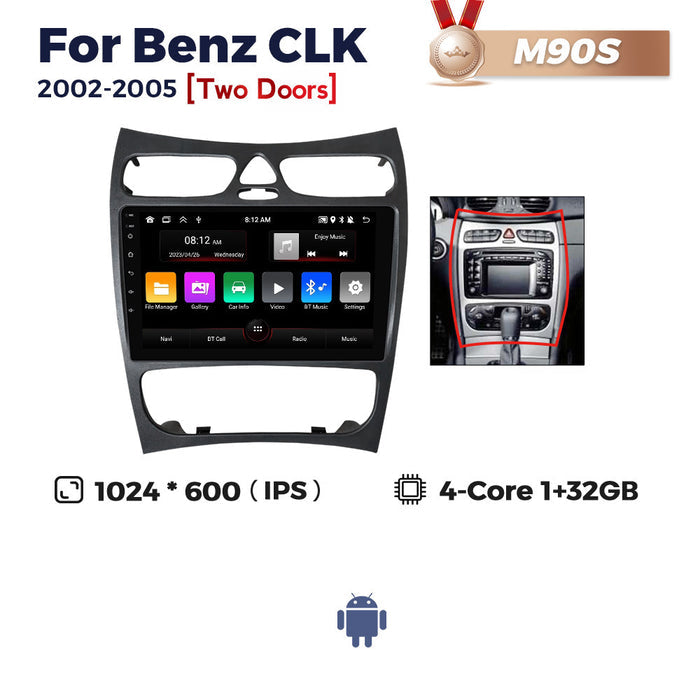Suitable for mercedes-benz clk convertible (2-door) benz mercedes clk 320 car android navigation head unit