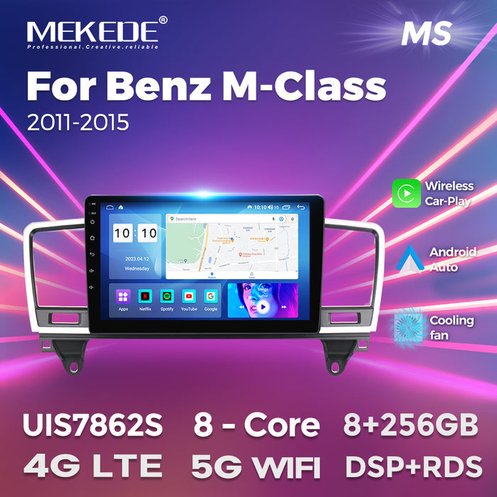 Suitable for mercedes-benz klasse w166 ml mercedes-benz m-class car large screen android navigator