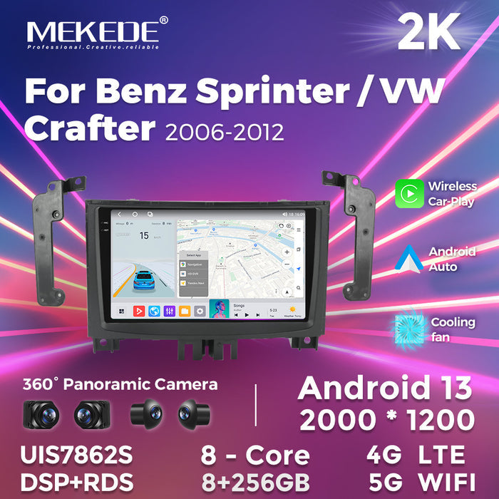 Suitable for mercedes benz sprinter volkswagen crafter android navigator