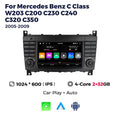 Suitable for mercedes benz w203 mercedes benz w203 with buttons 7inch discless dedicated android car machine