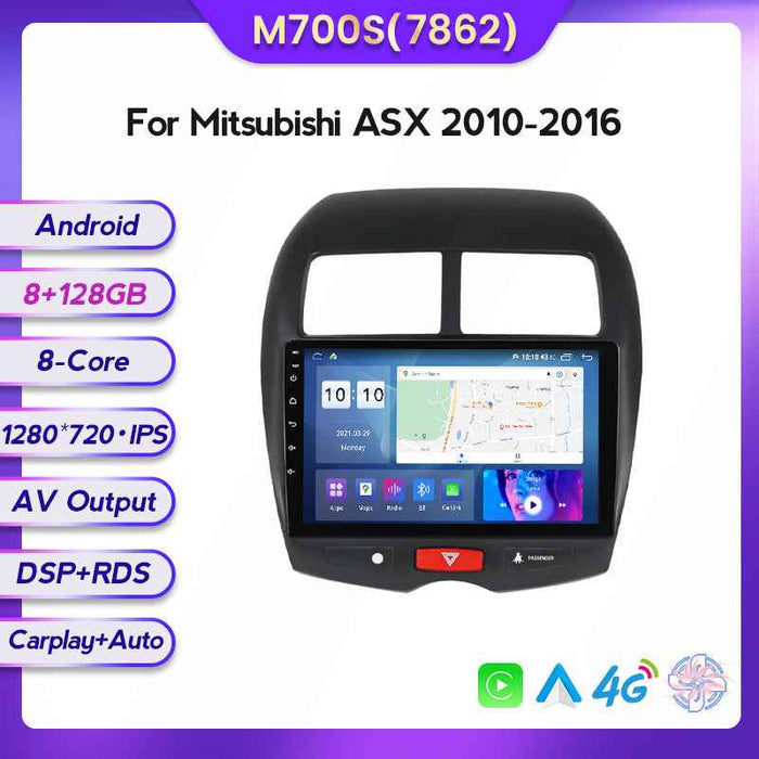 Suitable for Mitsubishi Asx Jinxuan 10-16 models to Android large screen central control car navigation screen 8 + 128