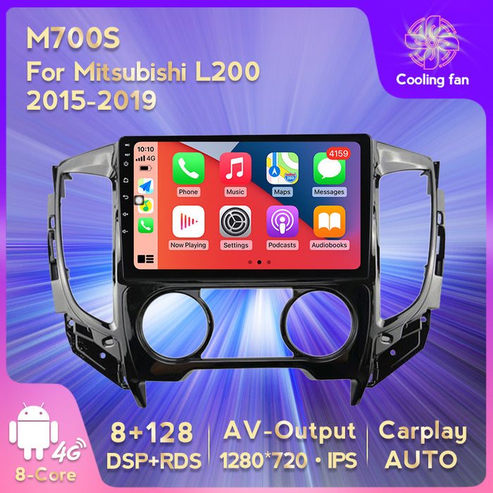 Suitable for mitsubishi l200 2015-2019 triton android car large screen central control navigator
