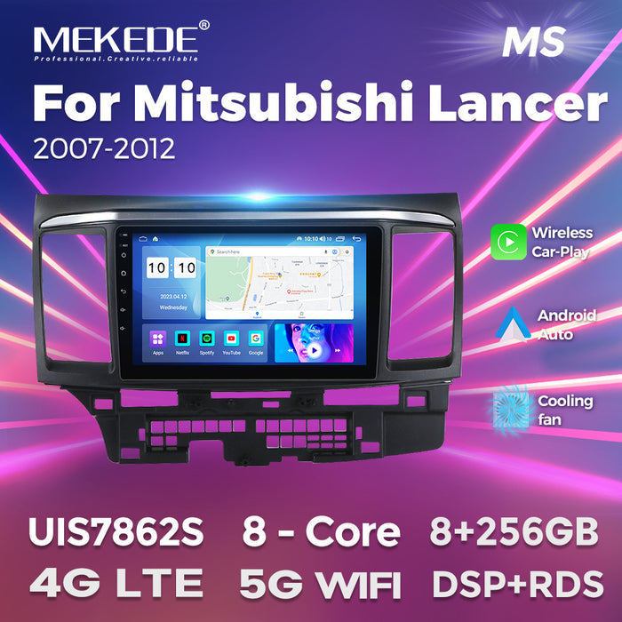 Suitable for mitsubishi lancer 2007-2012 mitsubishi lancer wing god car android navigator