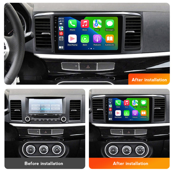 Suitable for mitsubishi lancer 2007-2012 mitsubishi lancer wing god car android navigator