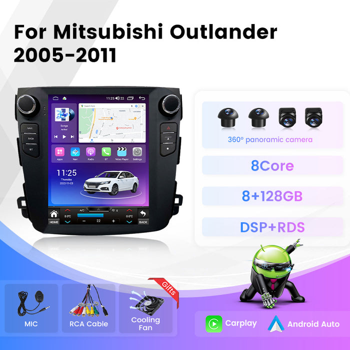 Suitable for mitsubishi outlander mitsubishi outlander vertical screen android smart car navigation system