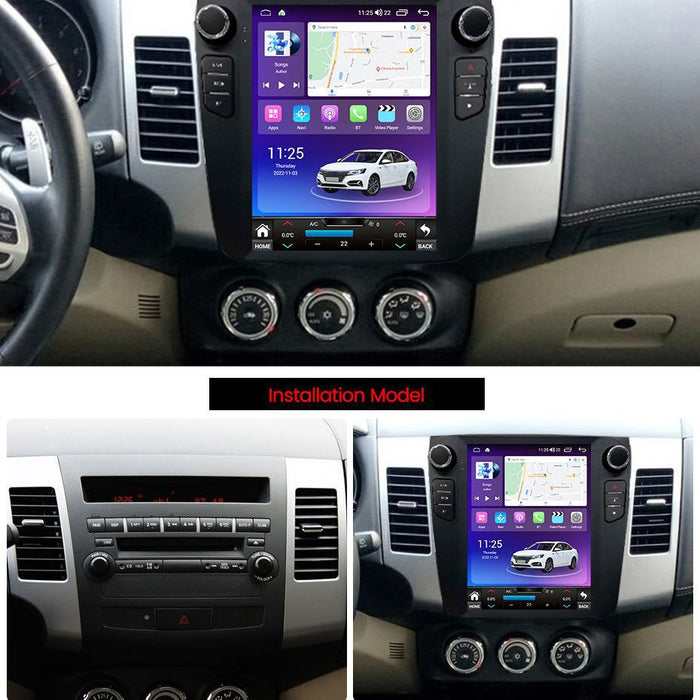 Suitable for mitsubishi outlander mitsubishi outlander vertical screen android smart car navigation system