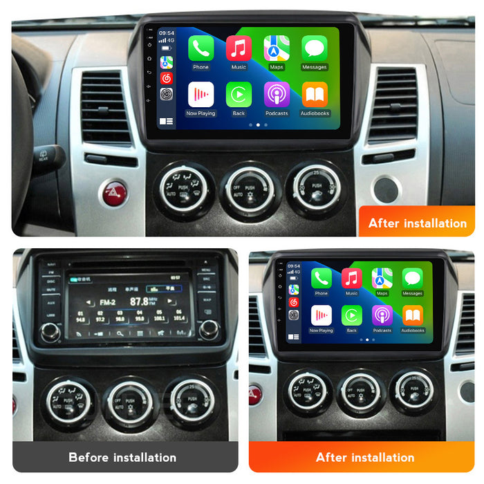 Suitable for mitsubishi pajero jin chang mitsubishi l200 car android navigation motherboard carplay