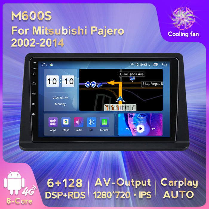 Suitable for mitsubishi pajero pajero 08-16 car central control gps navigation wireless carplay