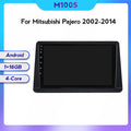 Suitable for mitsubishi pajero pajero 08-16 car central control gps navigation wireless carplay
