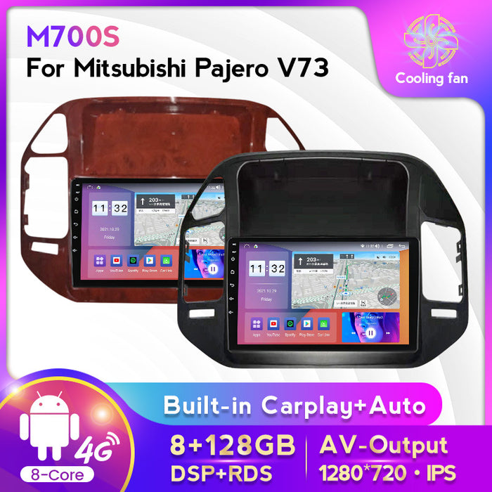 Suitable for mitsubishi pajero pajero v73 car central control large screen gps navigator wireless carplay