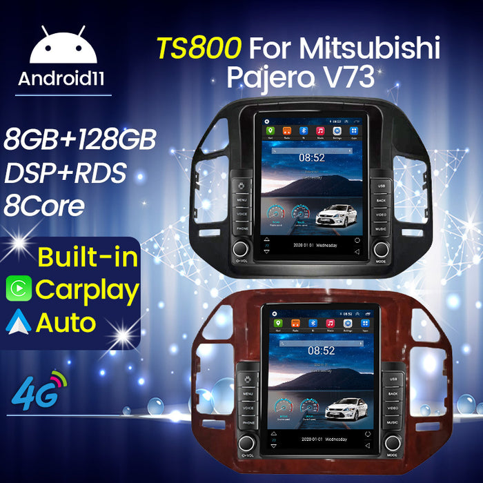 Suitable for mitsubishi pajero v73 vertical screen car android navigator stone monument machine