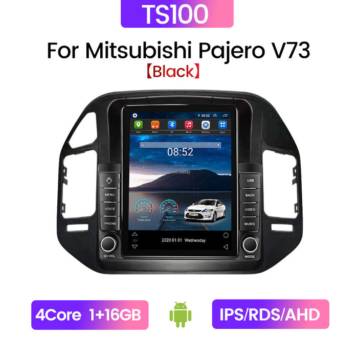 Suitable for mitsubishi pajero v73 vertical screen car android navigator stone monument machine