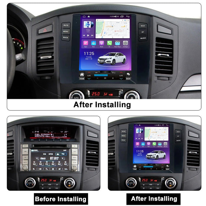 Suitable for mitsubishi pajero v97 v93 mitsubishi pajero car vertical screen android navigator