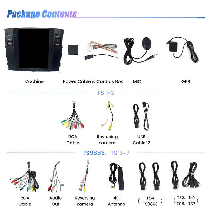 Suitable for mitsubishi pajero v97 v93 mitsubishi pajero car vertical screen android navigator