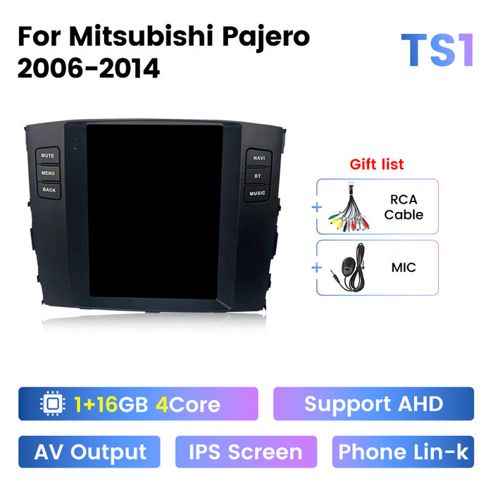 Suitable for mitsubishi pajero v97 v93 mitsubishi pajero car vertical screen android navigator