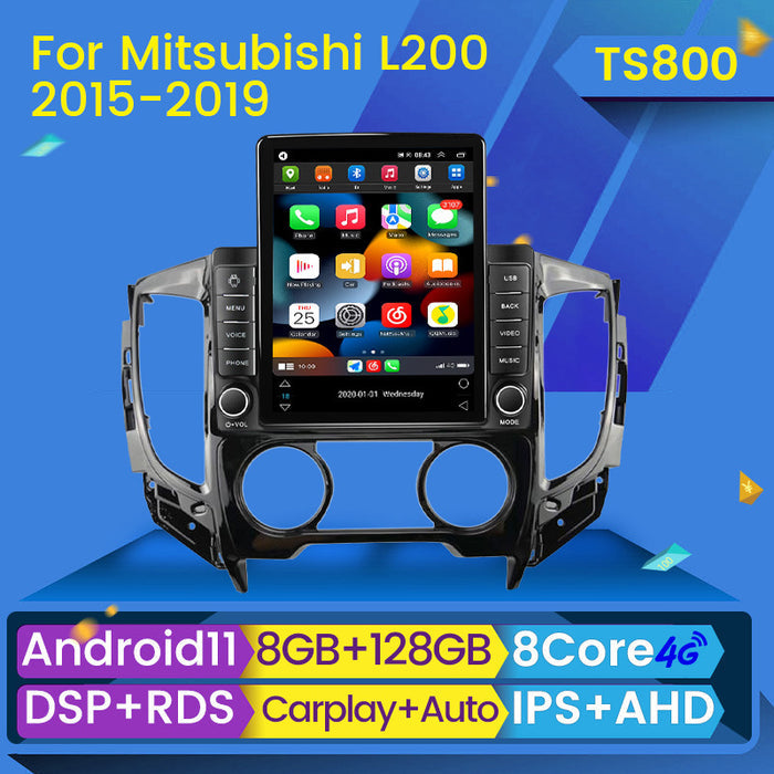 Suitable for mitsubishi triton l200 sport 2015-2019 vertical screen car android navigation