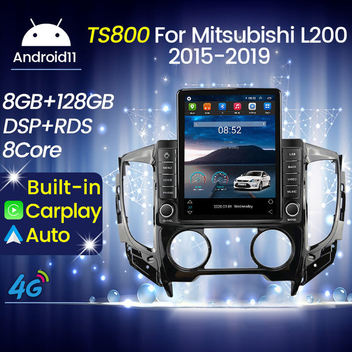 Suitable for mitsubishi triton l200 sport 2015-2019 vertical screen car android navigation