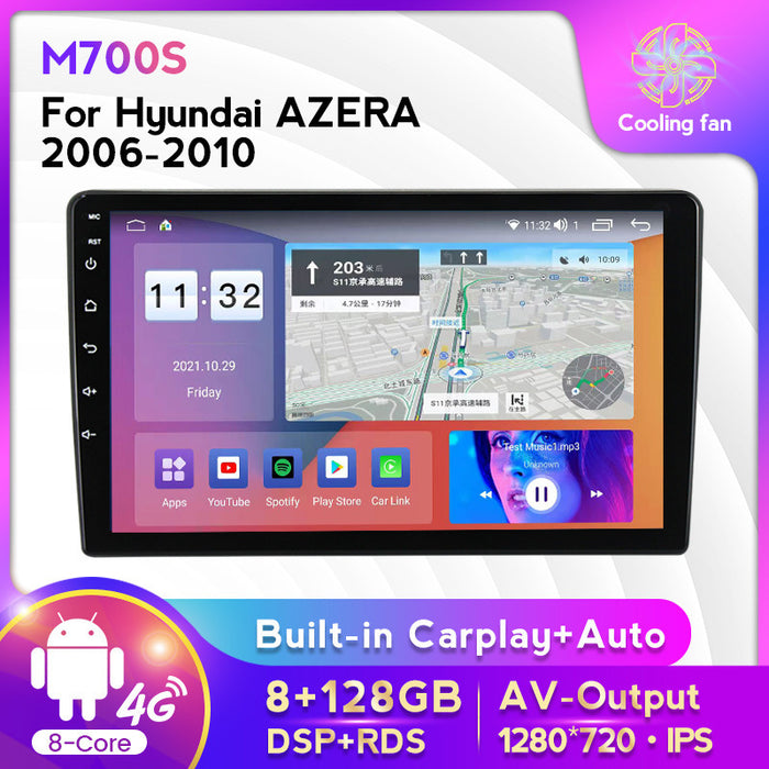 Suitable for modern Azera Yazun 06-10 Android large screen central control car navigation screen 8 + 128