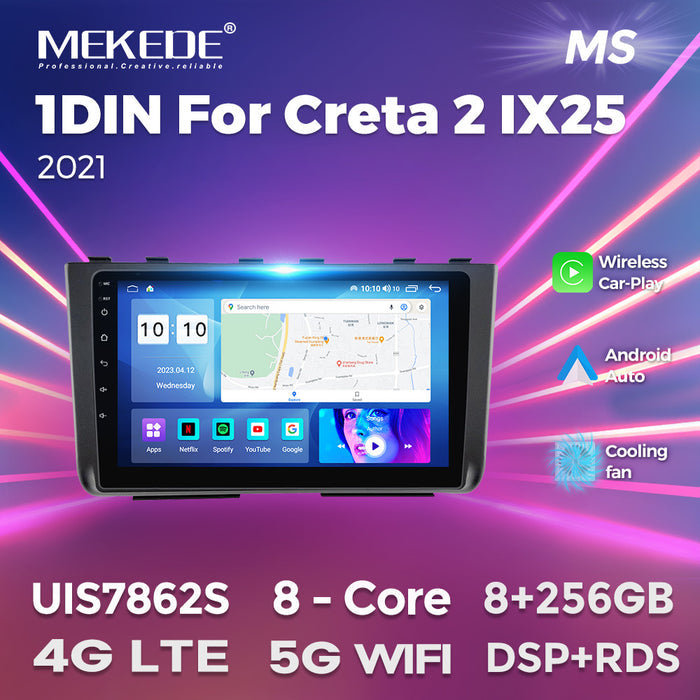 Suitable for modern Caeta 2 IX25 2021 Android large screen central control navigation radio 8 + 256G