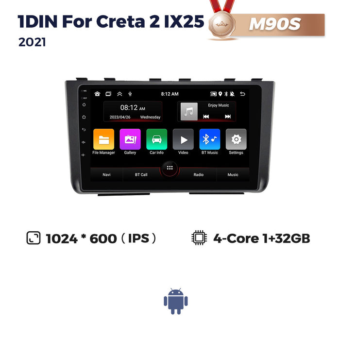 Suitable for modern Caeta 2 IX25 2021 Android large screen central control navigation radio 8 + 256G