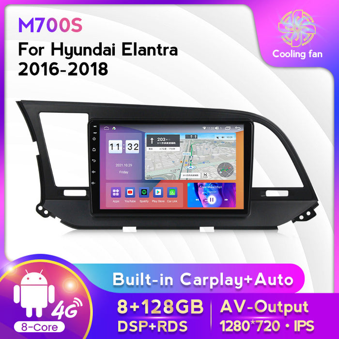 Suitable for modern Elantra 16-18 Android large screen central control car navigation screen 128