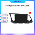 Suitable for modern Elantra 16-18 Android large screen central control car navigation screen 128