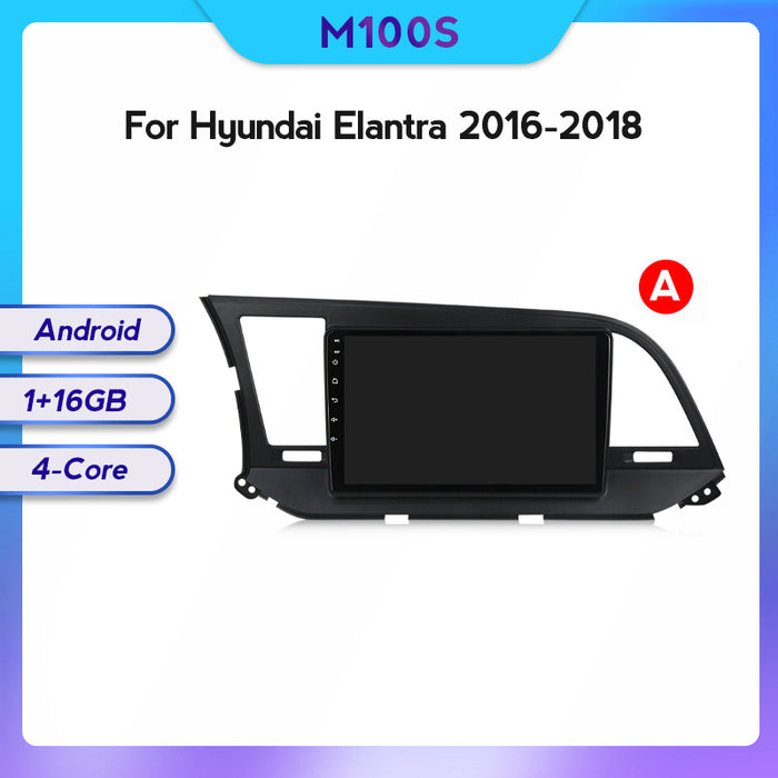 Suitable for modern Elantra 16-18 Android large screen central control car navigation screen 128