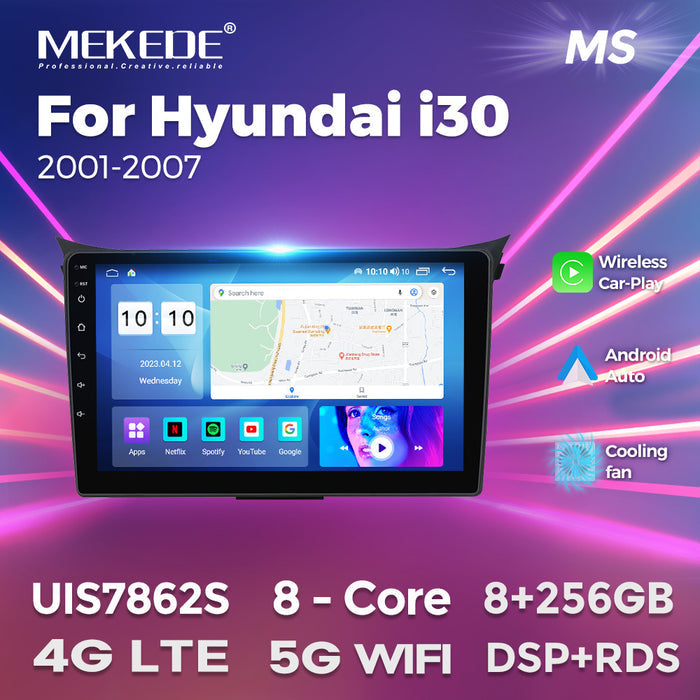 Suitable for modern HYUNDAI I30 11-17 Android large screen central control navigation radio 8 + 256G