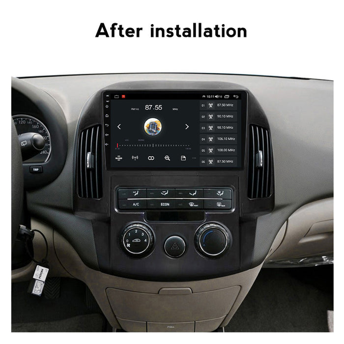Suitable for modern I30 07-12 modified Android large screen central control car navigation screen 8 + 128
