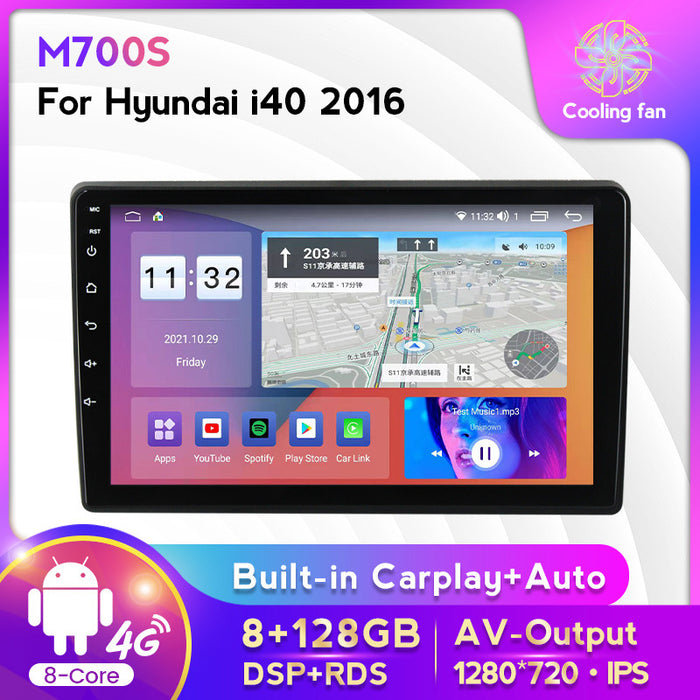Suitable for modern I40 2016 modified Android large screen central control car navigation screen 8 + 128