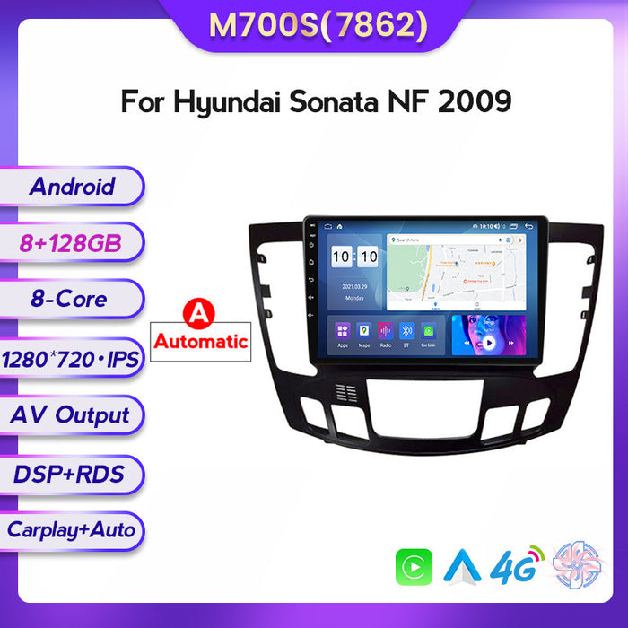 Suitable for modern Santa Fe Sonata NF 2009 Android large screen central control car navigation screen 128