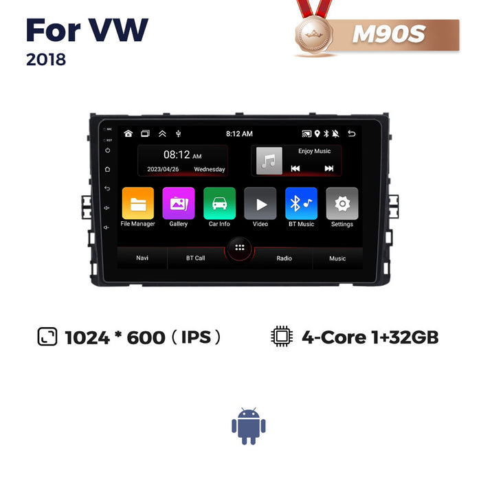 Suitable for new volkswagen universal vw 2018 polo golf 9inch android large screen car smart navigation system