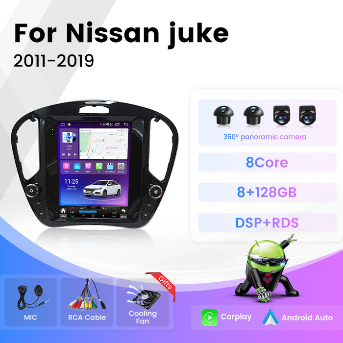Suitable for nissan juke 2011-2019 vertical screen android smart car navigator wholesale bt5.0