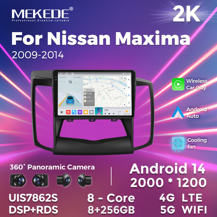 Suitable for nissan maxima 2009-2014 nissan maxima car android smart navigator