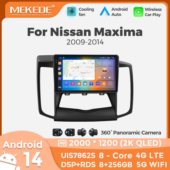 Suitable for nissan maxima 2009-2014 nissan maxima car android smart navigator