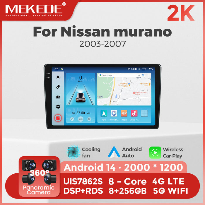 Suitable for nissan murano 2003-2007 nissan murano android large screen car navigation