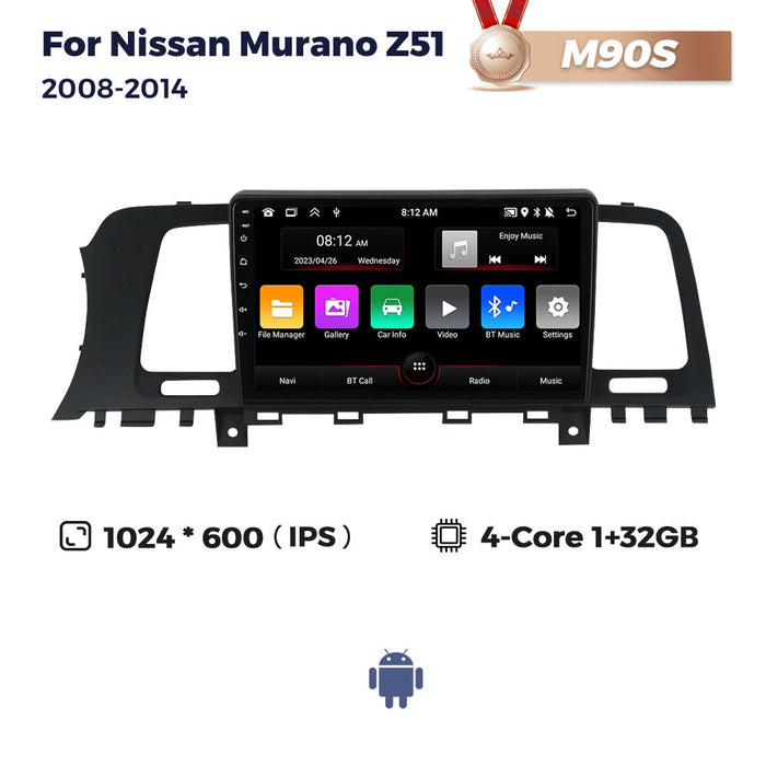 Suitable for nissan murano z51 2008-2014 nissan murano car smart android navigator
