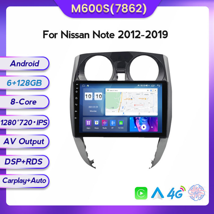 Suitable for Nissan Note 12-19 modified Android large-screen central control car navigation screen 8 + 128G