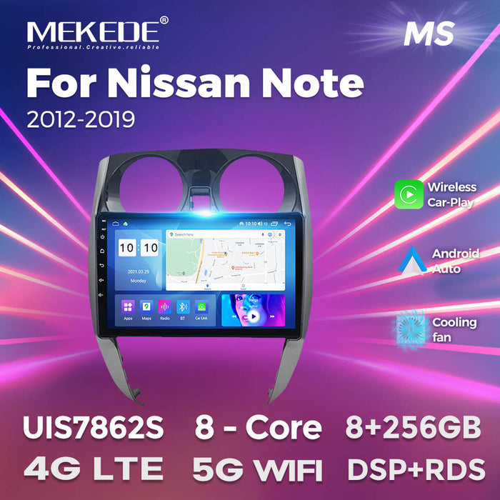 Suitable for nissan note 2012-2019 nissan sunny car android smart navigator carplay